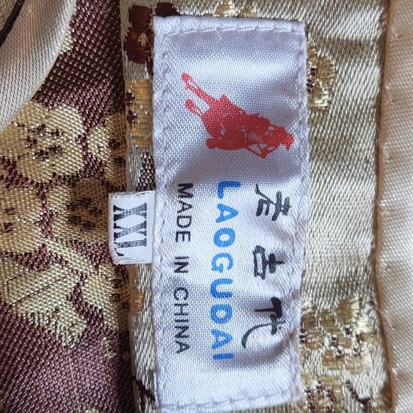 Gold Traditional Chinoiserie Dress - Picture 8 of 8